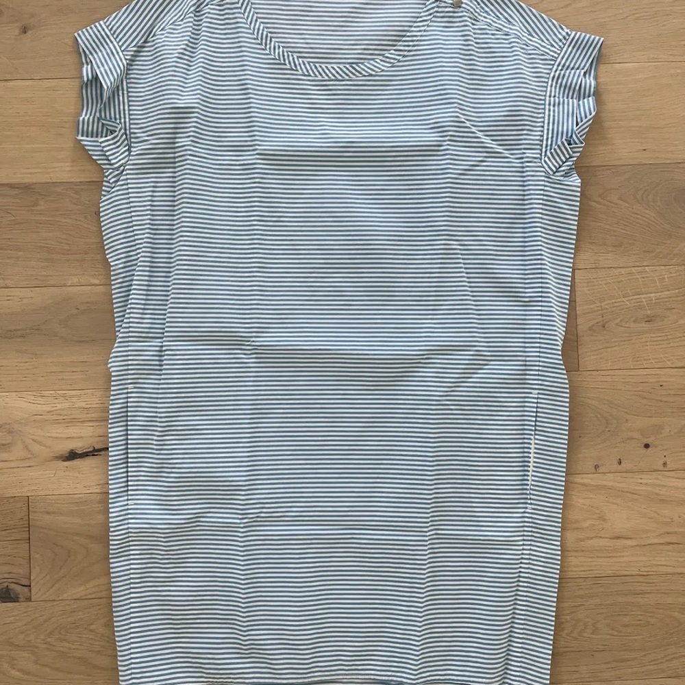 Humanoid Crisp Striped cupro dress